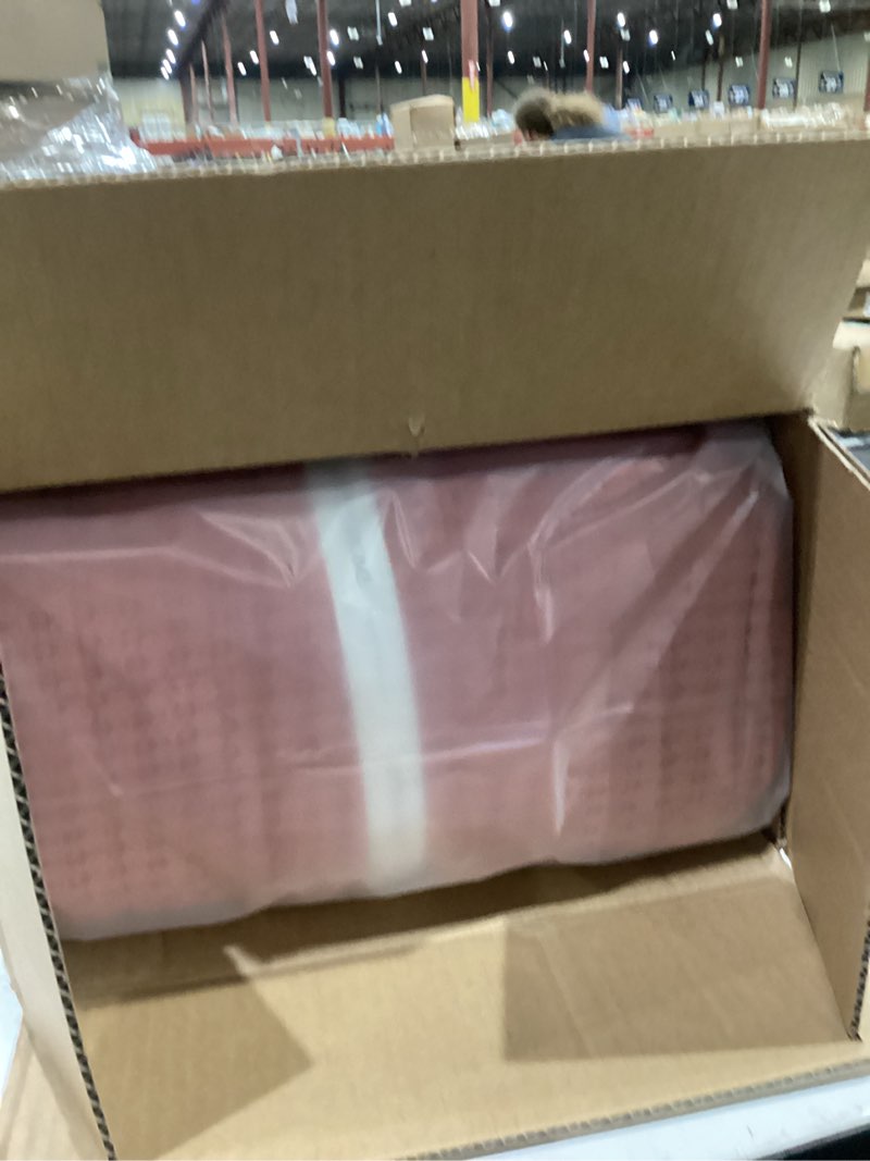 Condition photo showing New/Like New for levtex home mills waffle full/queen quilt set (88x92in) with 2 pillow shams (26x20in) - adobe - 100% cotton full/queen size quilt bedding set - lightweight, soft, pre-washed full/queen quilt adobe