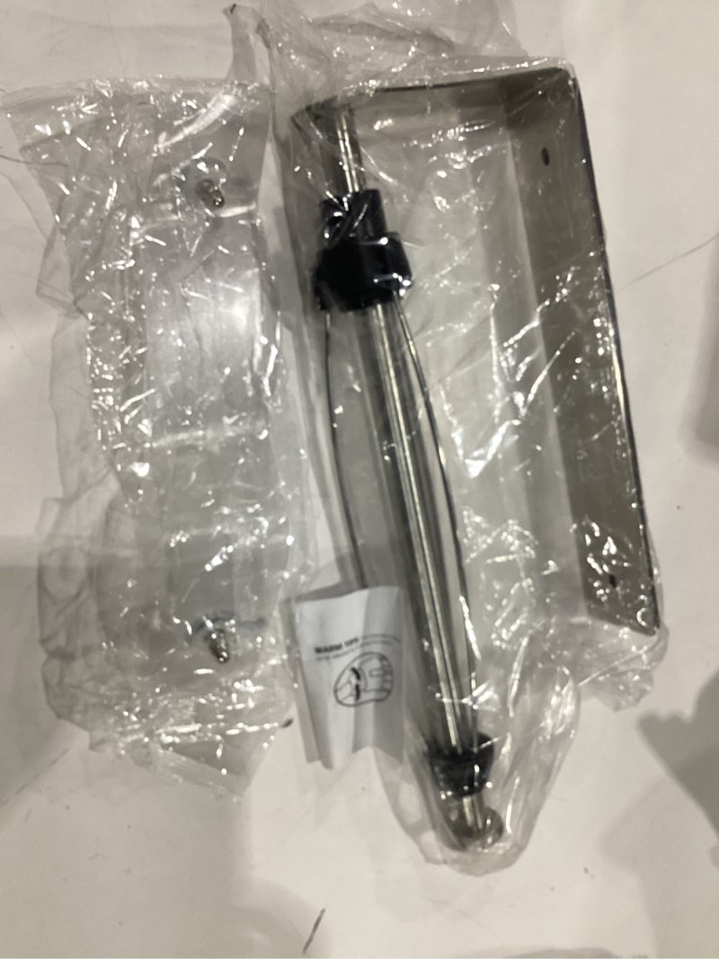 Condition photo showing New/Like New for magnetic paper towel holder for fridge, no drill, one hand tear paper towel holder with ratchet mechanism, self-adhesive & wall mount for refrigerator, kitchen, garage, rv(color:silver)