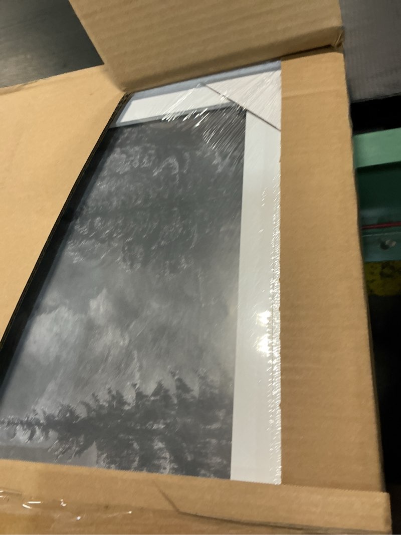 Condition photo showing New/Like New for americanflat 16x20 picture frame with polished plexiglass - wide picture frames made of engineered wood for vertical or horizontal wall display - epic collection - gray 16x20 gray