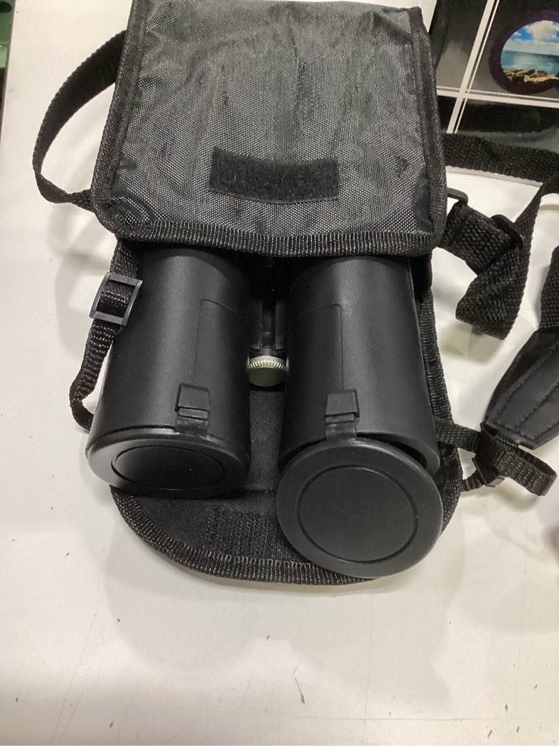 Condition photo showing Good Condition for 18x50 high powered binoculars for adults with upgraded phone adapter, tripod and tripod adapter,waterproof compact binoculars with low light vision for bird watching,travel,sightseeing black