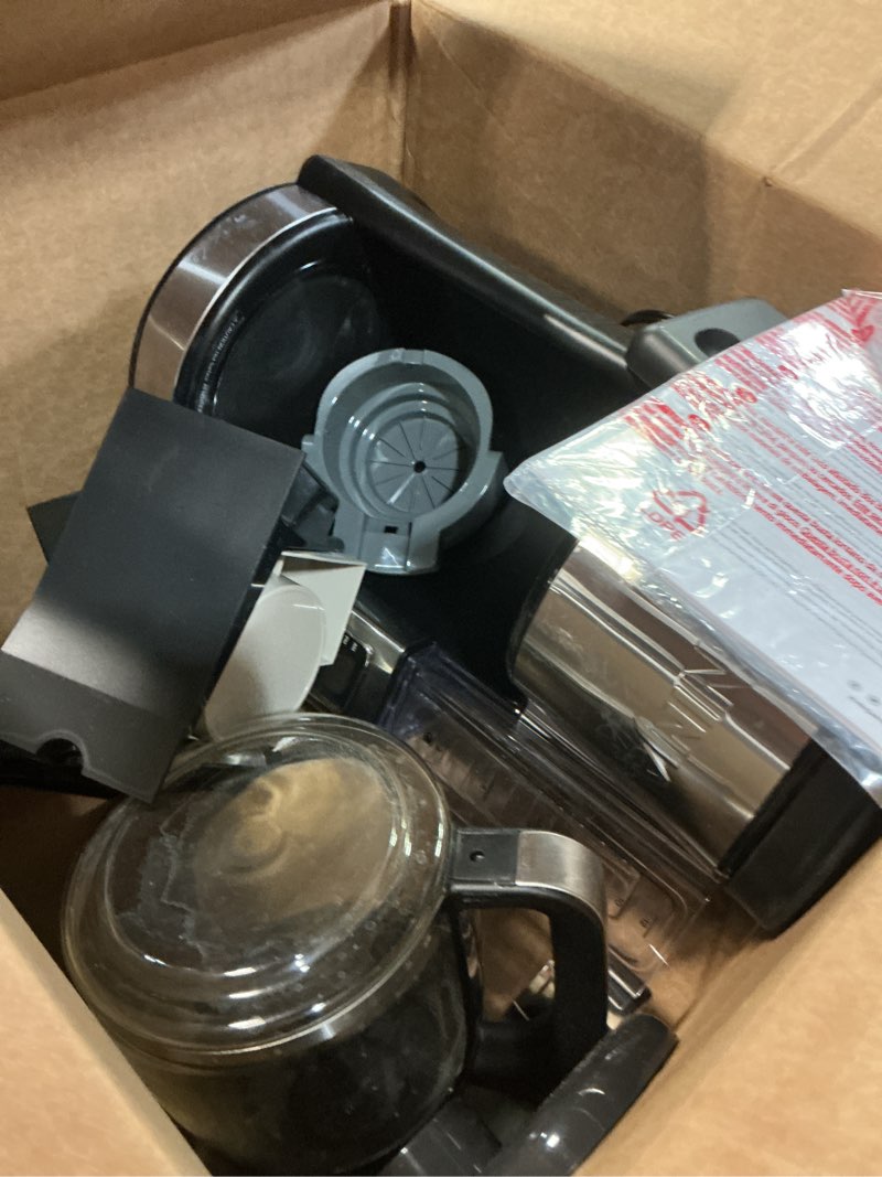 Condition photo showing As Is for Ninja 12-Cup Programmable Coffee Brewer, 2 Brew Styles, Adjustable Warm Plate, 60oz Water Reservoir, Delay Brew - Black/Stainless Steel