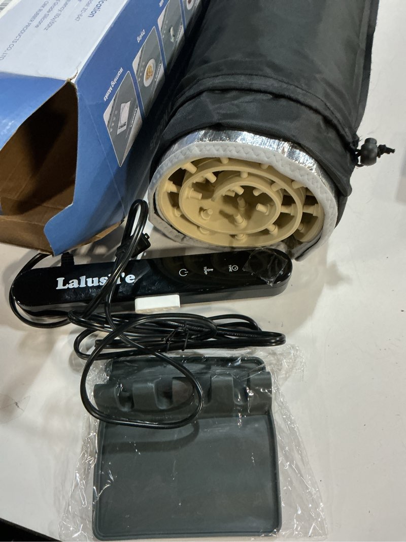 Condition photo showing Good Condition for Lalush'e Electric Food Warming Mat, XXL 36x15 - Graphene Portable Food Warmer for Parties, Hosting & Buffet Serving Foldable Heating Tray with 7 Temp Settings, Spoon Rest and Travel Isolation Pad Beige