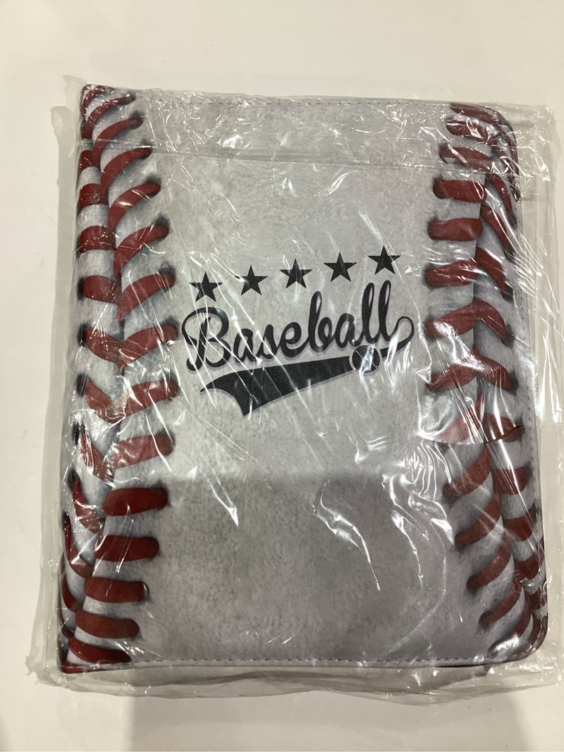 Condition photo showing New/Like New for Similar. 900 Pockets Baseball Card Binder, 9 Pocket Sports Card Binder with Zipper with 50 Removable Baseball Card Sleeves, Fit for Trading Cards 900 slots HY06-BASEBALL-900