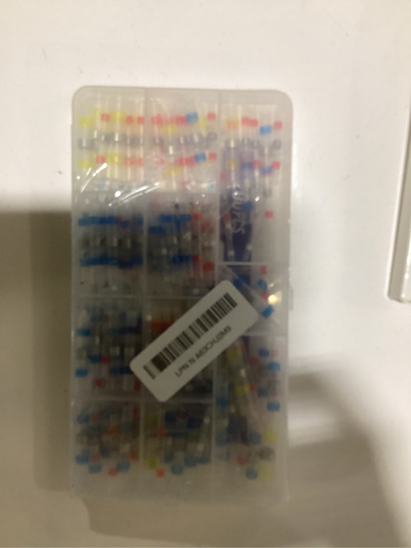Condition photo showing New/Like New for TICONN 250Pcs Heat Shrink Wire Connectors, Waterproof Automotive Marine Electrical Terminals Kit, Crimp Connector Assortment, Ring Fork Spade Butt Splices 250PCS Combo