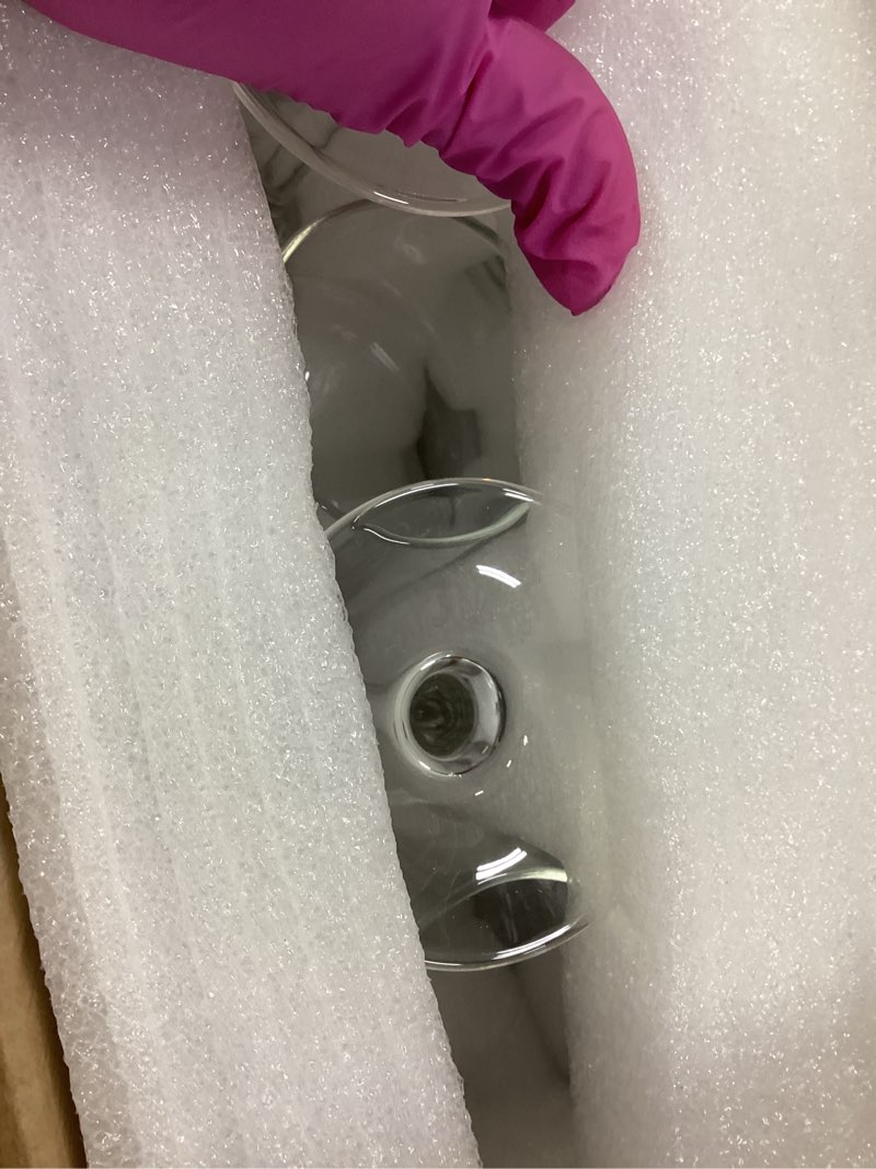 Condition photo showing Good Condition for Wine Glasses Set of 12, 12oz Clear Red/White Wine Cup, Long Stem Wine Glasses for Party, Wedding and Home 12 Count (Pack of 1)