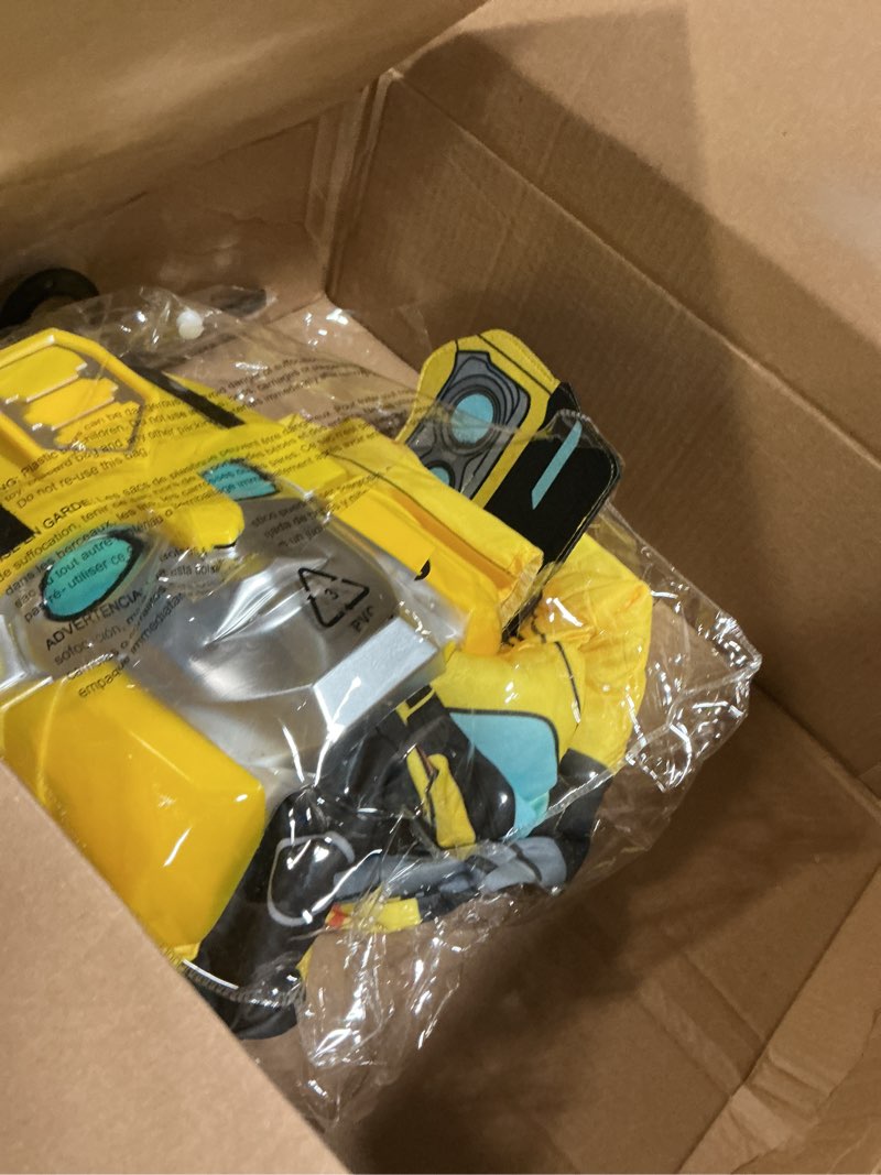 Condition photo showing As Is for transformers muscle optimus prime costume for kids bumblebee small (4-6) costumes