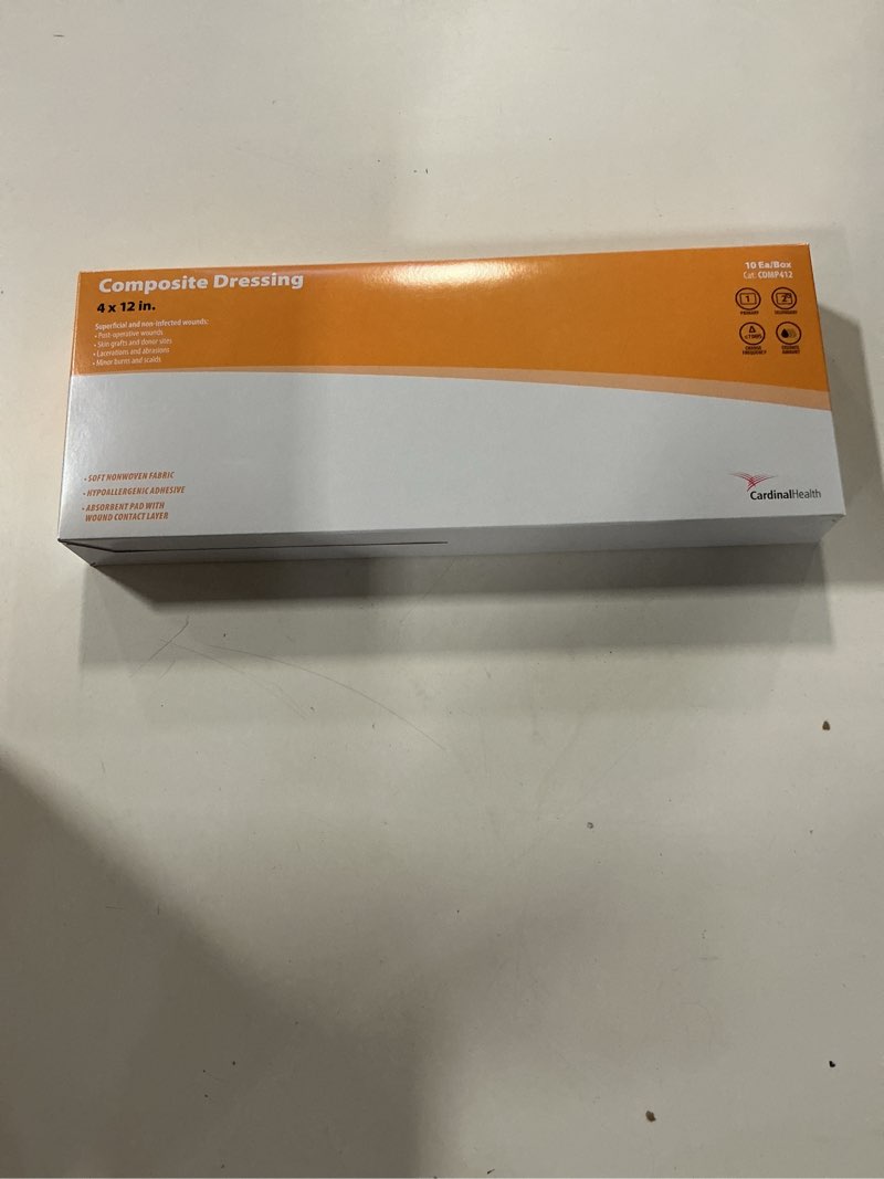 CARDINAL HEALTH COMP412 Exudate-absorbent dressing, hydrophilic-gel, sterile (BOX of 10) ( total pack of 20 )