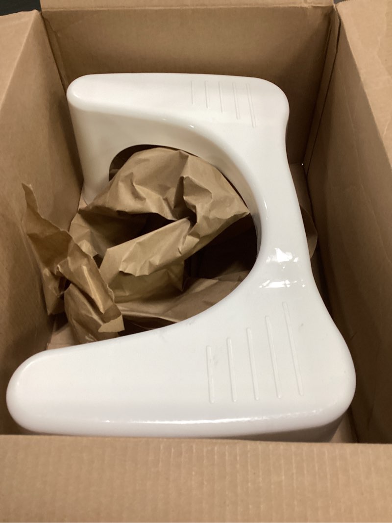 Condition photo showing Good Condition for Squatty Potty Simple Curve Bathroom Toilet Stool 7" White
