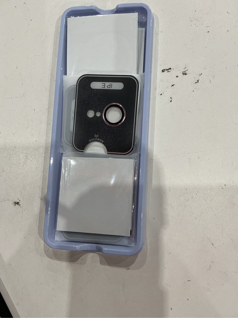 Condition photo showing Good Condition for sihpuoy 3 pack camera lens protector for iphone 17e / 16e, metal aluminum circletempered glass camera protector, military grade shatterproof?case friendly, accessories lens protector-pink pink iphone 17e / 16e