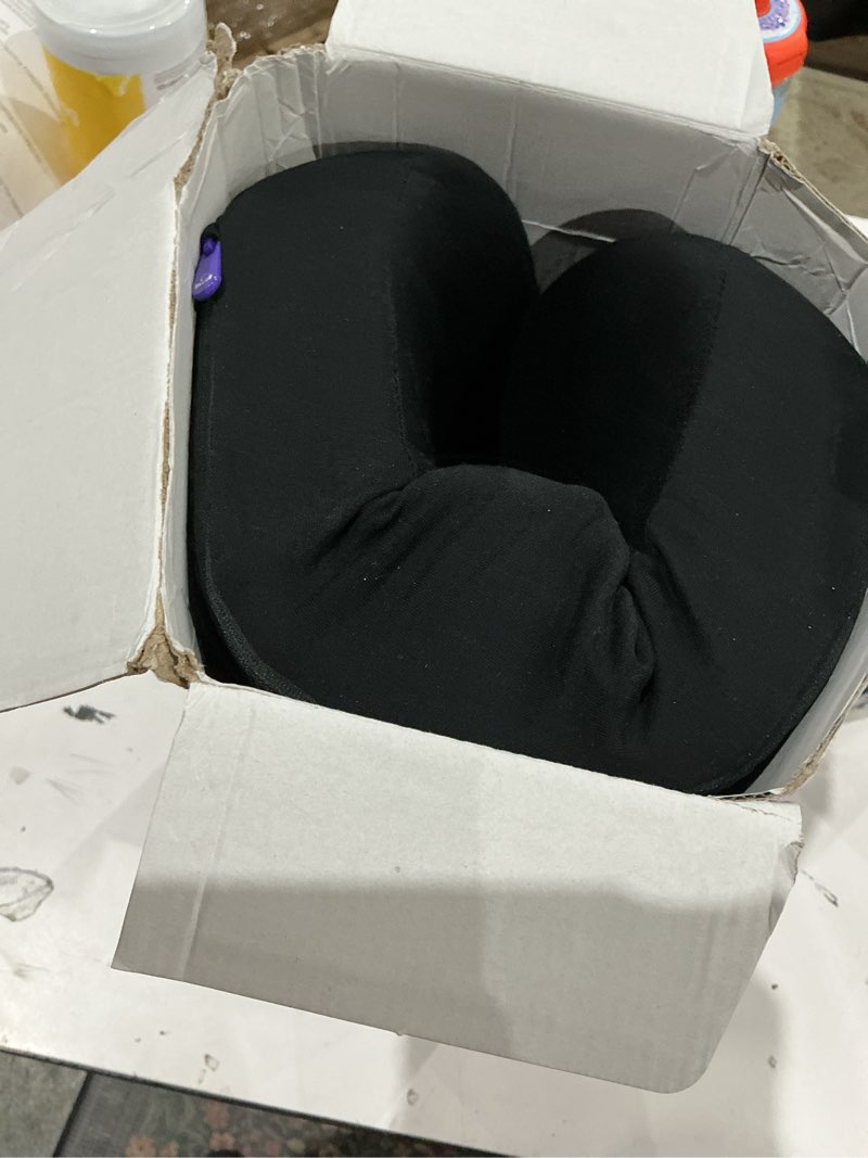 Condition photo showing Good Condition for cushion lab patented pressure relief seat cushion for long sitting hours on office & home chair - extra-dense memory foam for soft support. car pad for hip, tailbone, coccyx, sciatica - black