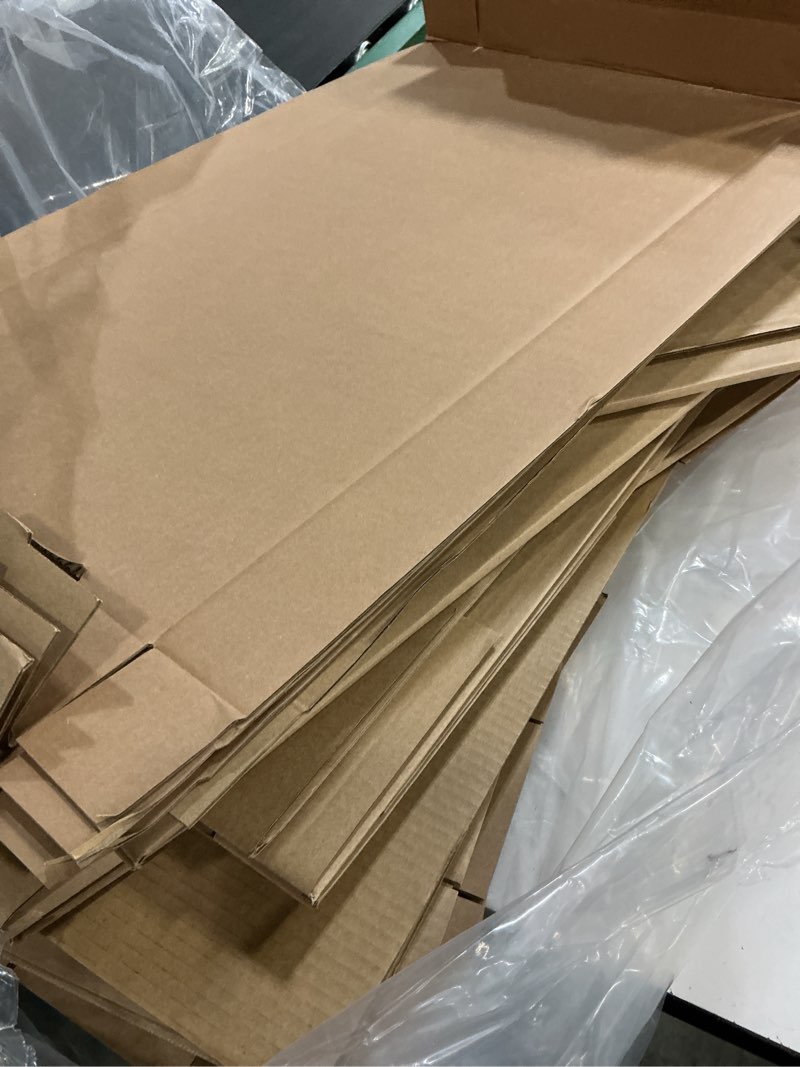Condition photo showing Good Condition for feifeiya 4 pack wine glass moving boxes kitchen moving boxes with handle kitchen kit with lid for dish glassware (brown,24 x 12 x 11 inches) 24 x 12 x 11 inches brown