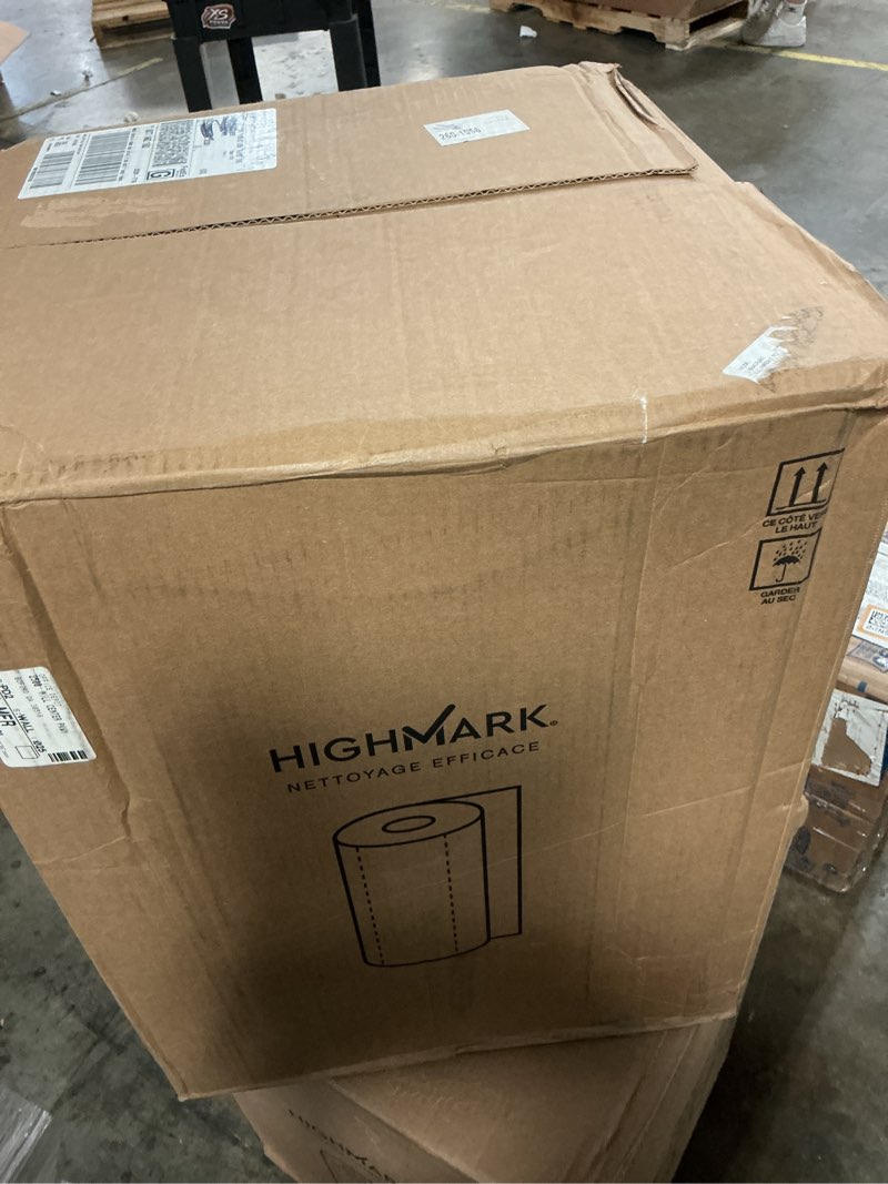 Condition photo showing New/Like New for highmark kitchen 2-ply paper towels, 5", 110 sheets per roll, 8 rolls per pack, case of 4 packs