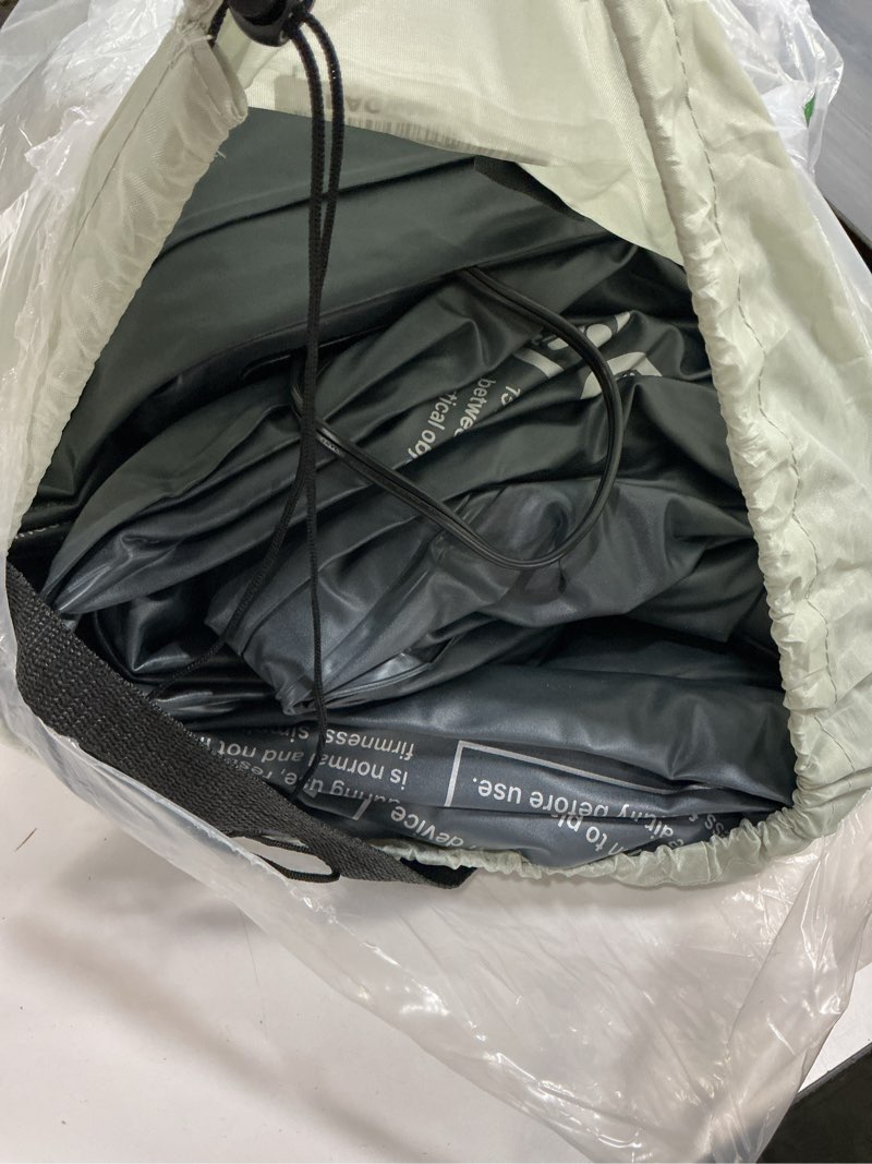 Condition photo showing As Is for iDOO Queen Air Mattress with Built in Pump, 18 Raised Comfort Inflatable Blow up Mattress, Upgraded 