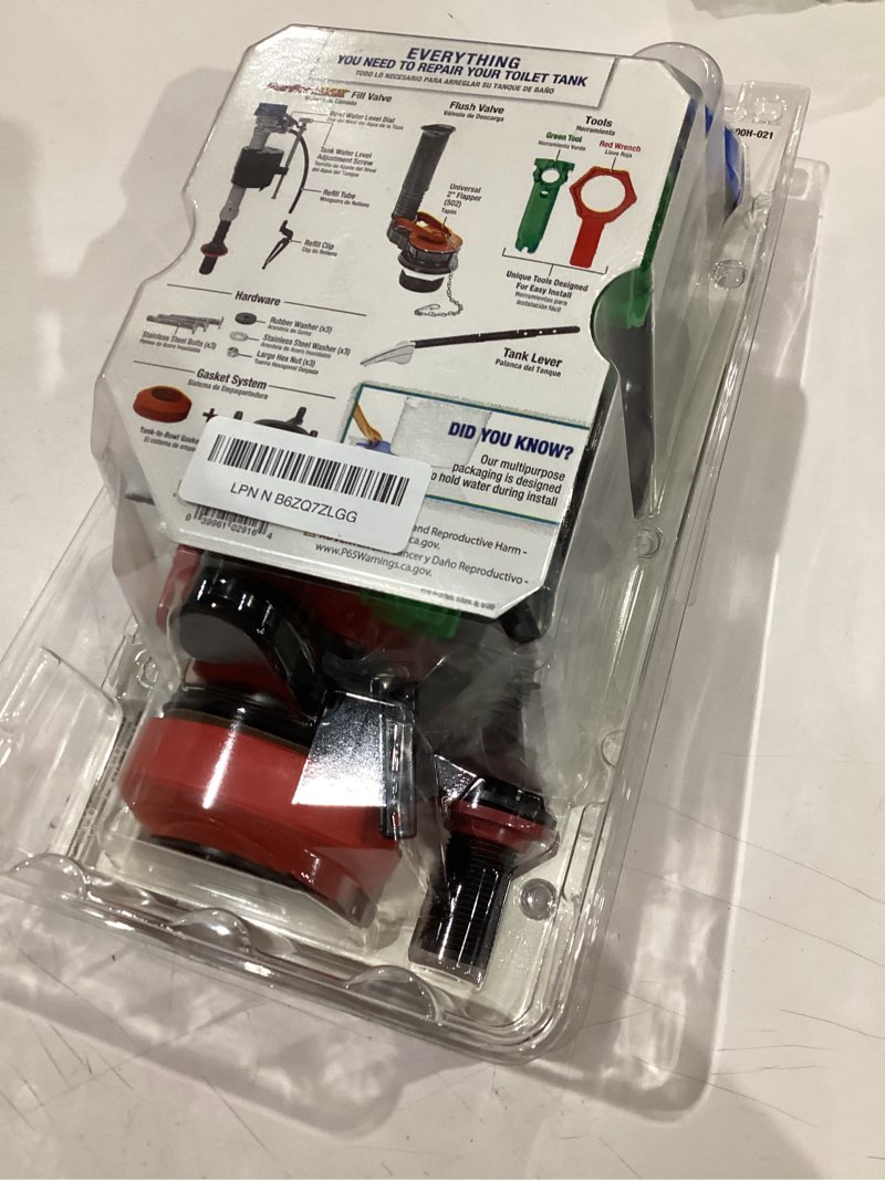 Condition photo showing Good Condition for Fluidmaster K-400H-021 Universal 2  Everything Toilet Repair Kit with Installation Tools  New  1-Pack  Weight 1.97 lbs.