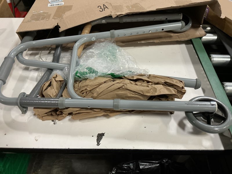 Condition photo showing Good Condition for medline lightweight junior/lower height folding walker with 5” wheels steel