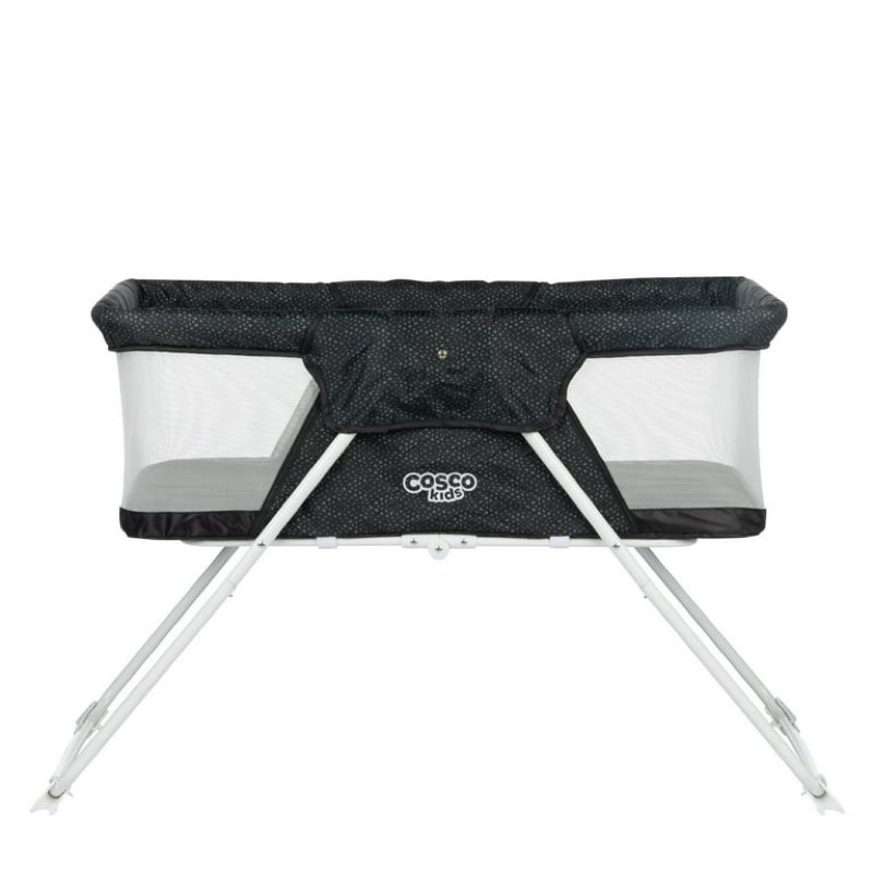 cosco kids sleep spot baby bassinet, noir dot