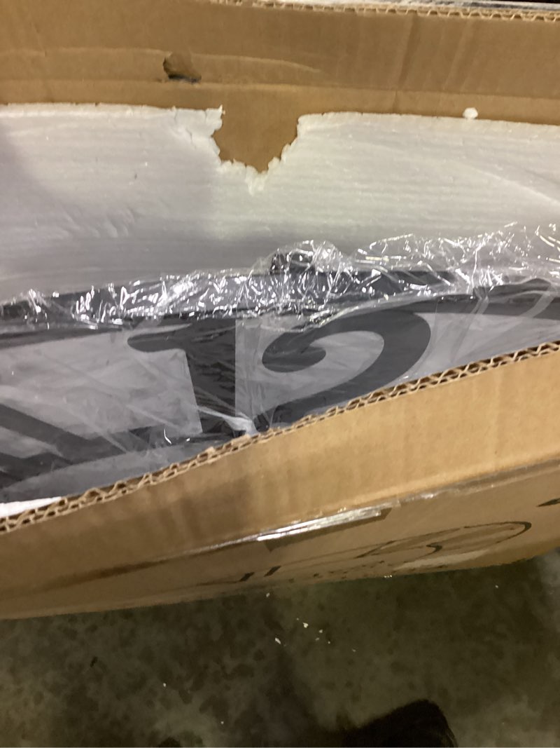 Condition photo showing New/Like New for LEIKE 31 Inch Extra Large Wall Clock, Retro Decorative Oversized Silent Little Ticking Battery Operated,Black Metal Arabic Numerals Wall Clocks for Living Room,Office,Entrance Farmhouse Decor 32 Inch Black-arabic Number