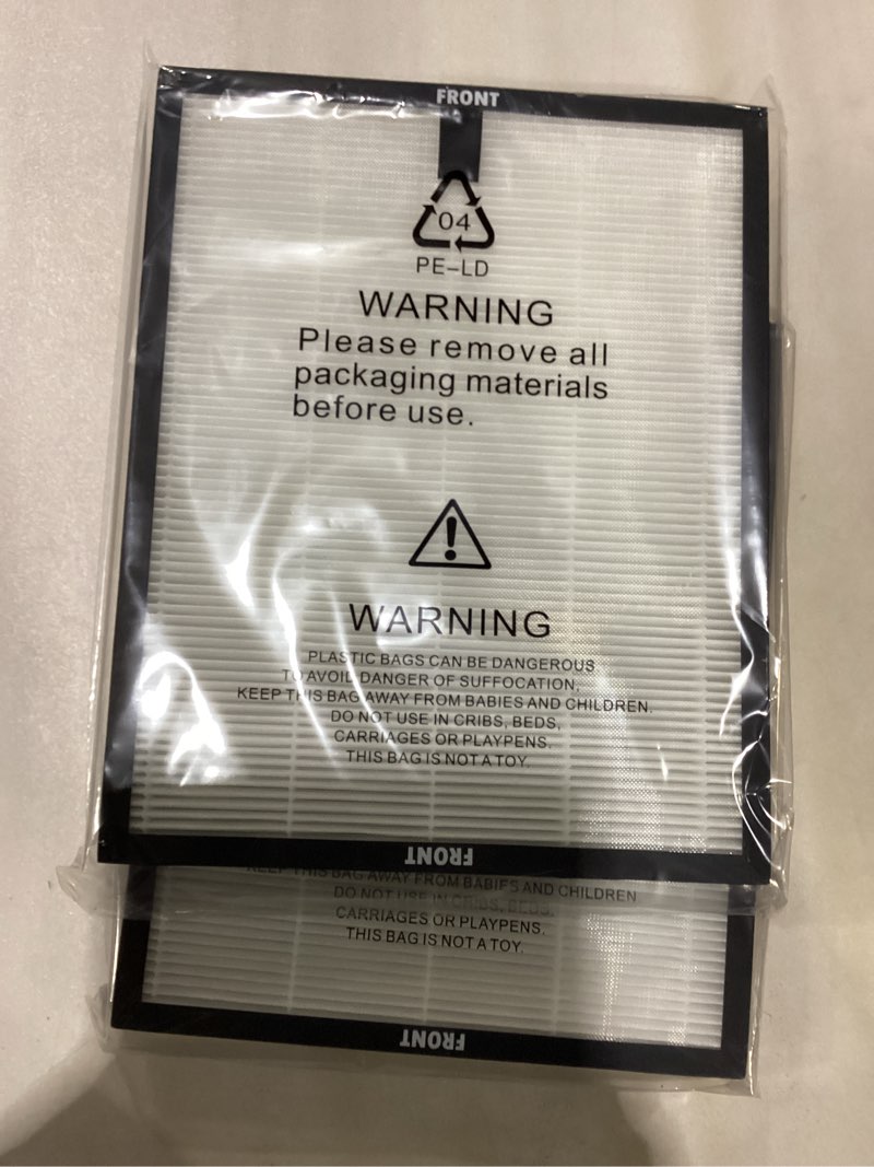 Condition photo showing New/Like New for Replacement Filter Compatible with KNKA AP2000WF Air Purifiers, H13 Filter Activated Carbon 3 In 1 Filter (2pcs)