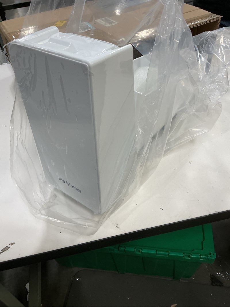 Condition photo showing Good Condition for da97-14474c, da97-14474a ice container, da97-12604d ice bucket compatible with samsung rf25, rf263, rf265, rf28, etc series refrigerators. part number: da97-21040a, ap6034185, etc-1 yr warranty