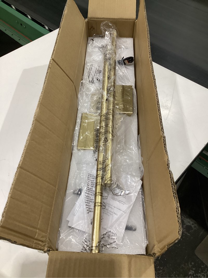 Condition photo showing Good Condition for Battery Operated Wall Sconces with Remote Control, Dimmable Wall Sconces Set of Two, 350°Rotate, 3000K LED Gold Wireless Wall Light for Living Room, Hallway, Bedroom, 24.4 Inch (2 Pack) Gold 24.4 Inches