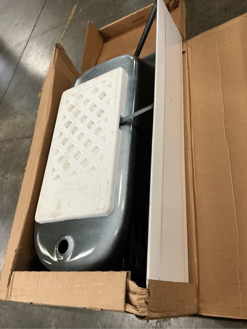 Condition photo showing As Is for american standard princeton pro 14 in. h x 30 in. w x 60 in. l white bathtub