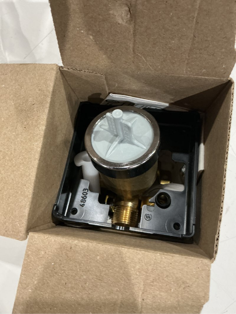 Condition photo showing As Is for multichoice universal shower valve body rough-in kit