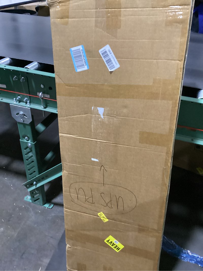 mericonia farmhouse buffet sideboard cabinet with storage, fluted natural coffee bar station table w