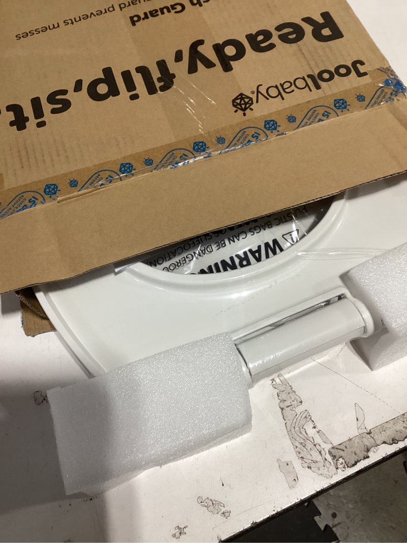 Condition photo showing New/Like New for Quick Flip Toilet Seat with Built-in Potty & Splash Guard for Toddler Training, Slow Close - Jool Baby (Elongated)