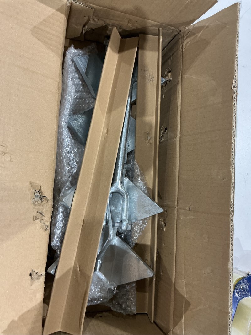 Condition photo showing Good Condition for dorbuphan boat anchor 13lbs/19lbs/25lbs, hot-dipped galvanized folding anchor, boat slide cube anchor (box style) suitable for different size boats