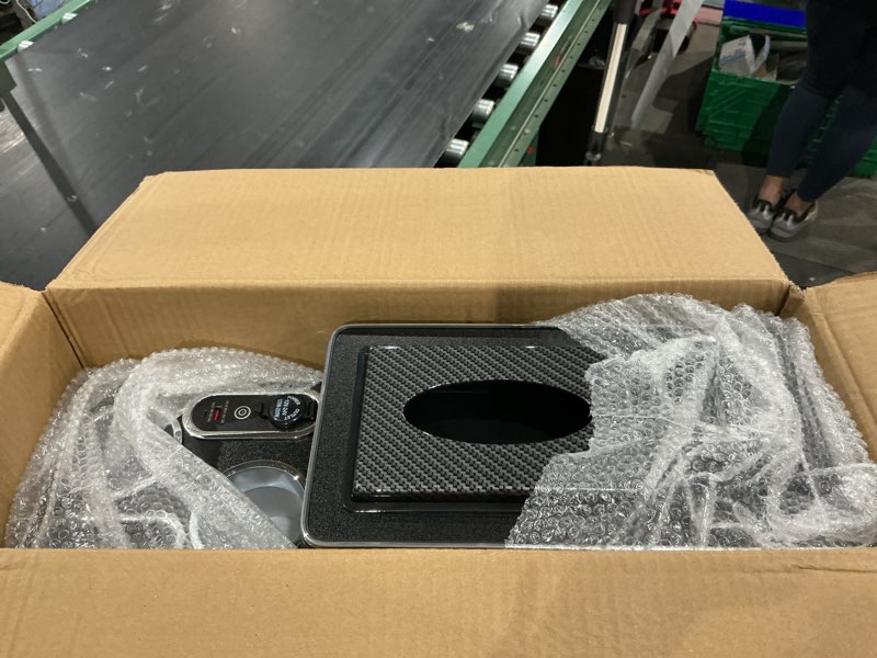 Condition photo showing Good Condition for center console between seat organizer for minivans, suvs, with key holder & cup holders ,phone storage for minivan &suvs, middle van floor console organizer storage box with 7 color ambient lighting