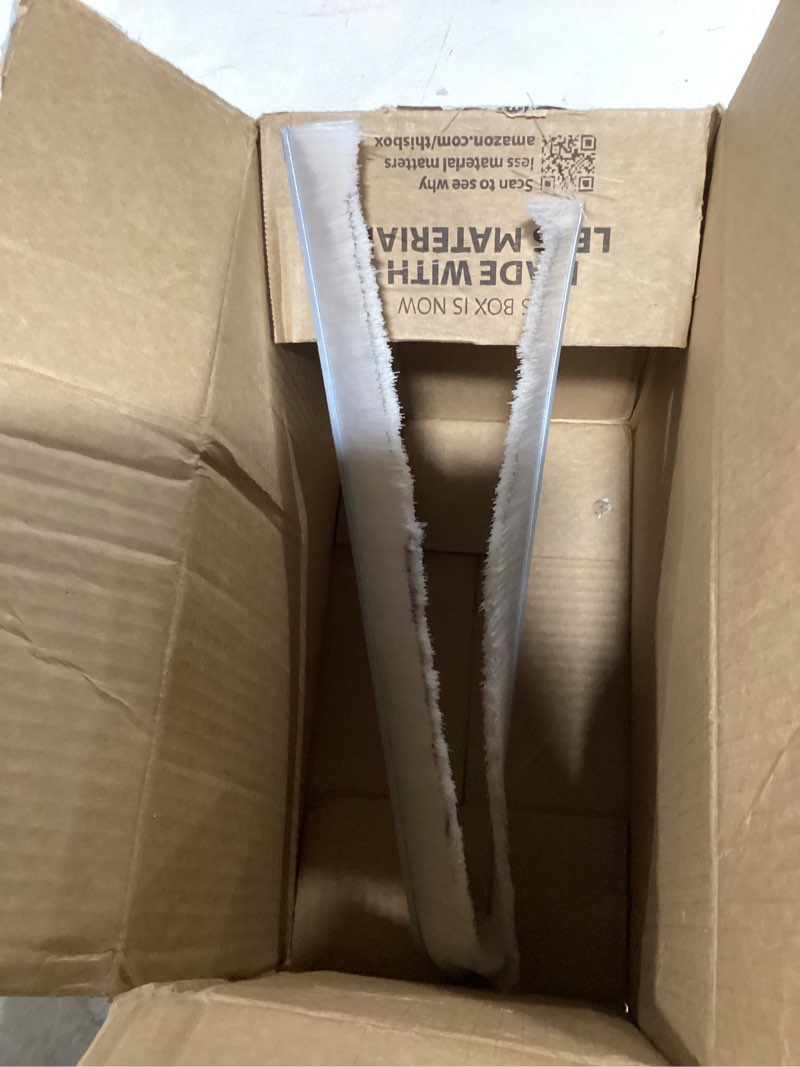 Condition photo showing As Is for 1 Set Door Brush Sweep – 2.80" x 39.3" CEPIA Garage Door Seal –White Roll Up & Exterior Door Sweep for Bottom Gap Protection (39.3 in / 1000 mm)