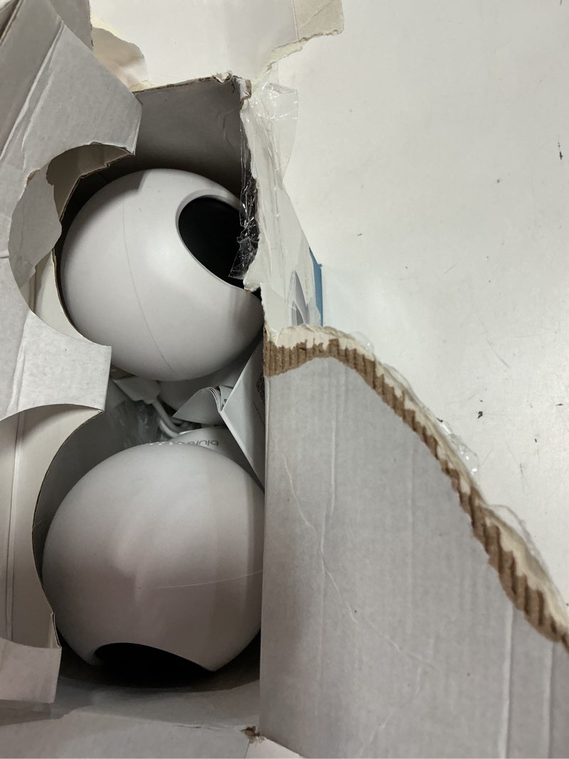 Condition photo showing Good Condition for blurams 5g cameras for home security, 2k pet camera with phone app, 360° ptz indoor camera w/dual-band wifi6, free human/motion/sound detection, 2-way talk, night vision, compatible with alexa, 2pack grey - 2.4ghz/5ghz