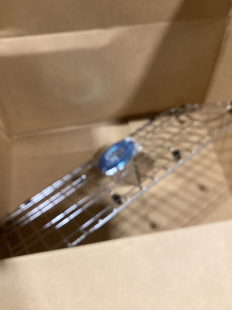 Condition photo showing Good Condition for ipegtop sink bottom grid, 23"x 13" stainless steel sink protector with rear drain corner radius 2", sink grate for bottom of kitchen single sink bowl, one-piece 23"x 13", rear drain