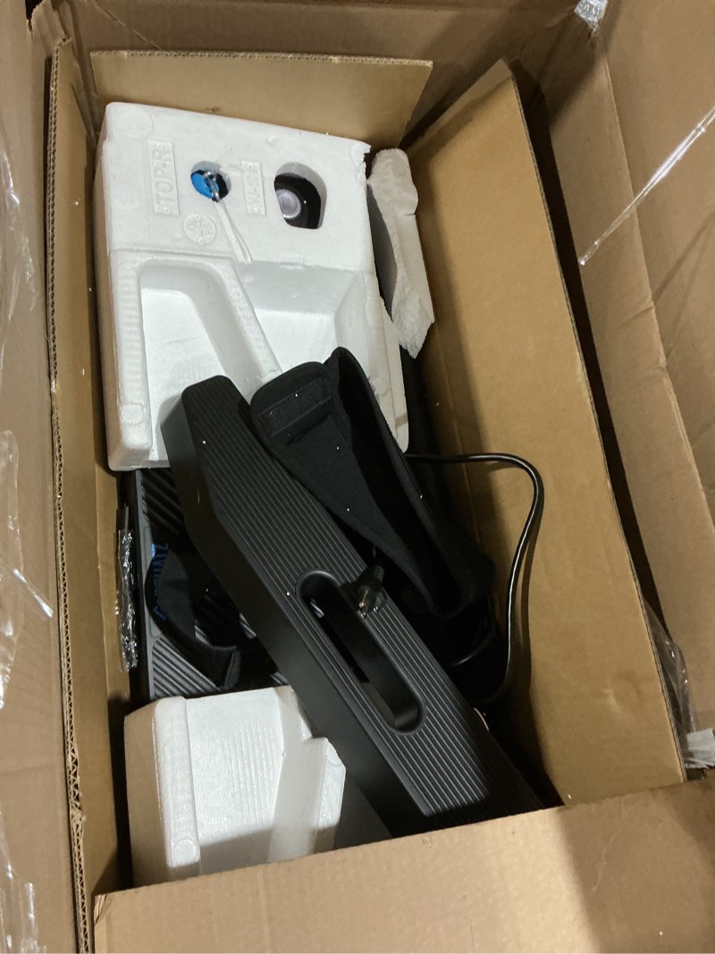 Condition photo showing As Is for squatz apollo board mini: 150lb resistance smart cable machine, functional trainer for full body workouts, full body strength, digital home gym equipment with free app includes accessories, blue