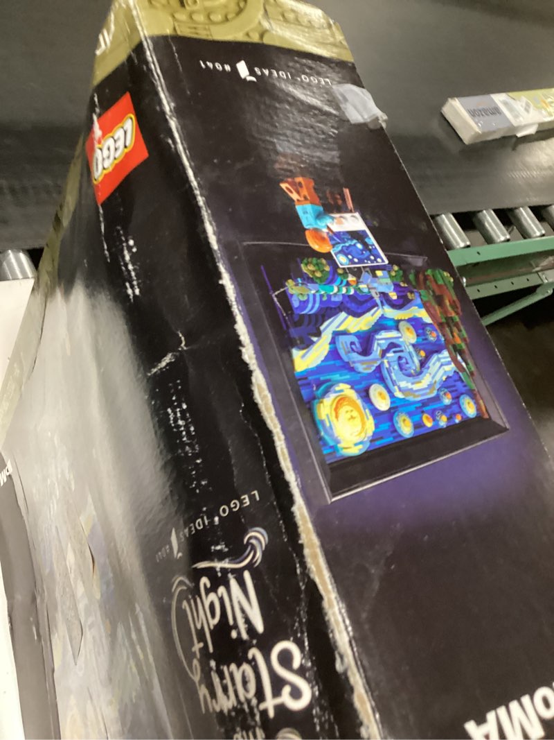 Condition photo showing Good Condition for LEGO Ideas Vincent Van Gogh The Starry Night - Building Set for Adults, Ages 18+ - Beautifully Detai