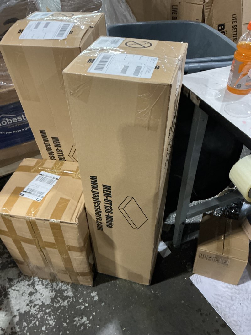 Condition photo showing New/Like New for FDW | 5 Inch Twin Mattress | Medium Firm | Gel Memory Foam Mattress | White | Bed in a Box, CertiPUR-US Certified | Pressure Relief, Cooling Ventilated Foam | Washable Removable Cover White Twin 5 IN