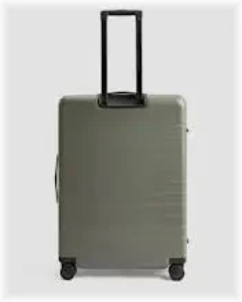 Condition photo showing As Is for (NOT EXPANDABLEAND AND NOT BACK ) Similar Expandable Carry-On Suitcase in Black, Polycarbonte by Quince
