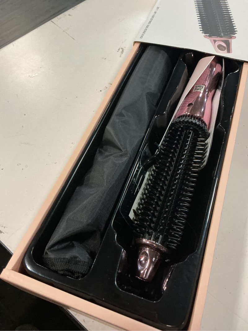Condition photo showing As Is for calista perfecter pro heated round brush | lift, volumize, and style with no heat damage for healthier-looking hair | 1.0" for shoulder length styles | dual voltage & adjustable temp (1.0, rose gold) 1.0 rose gold