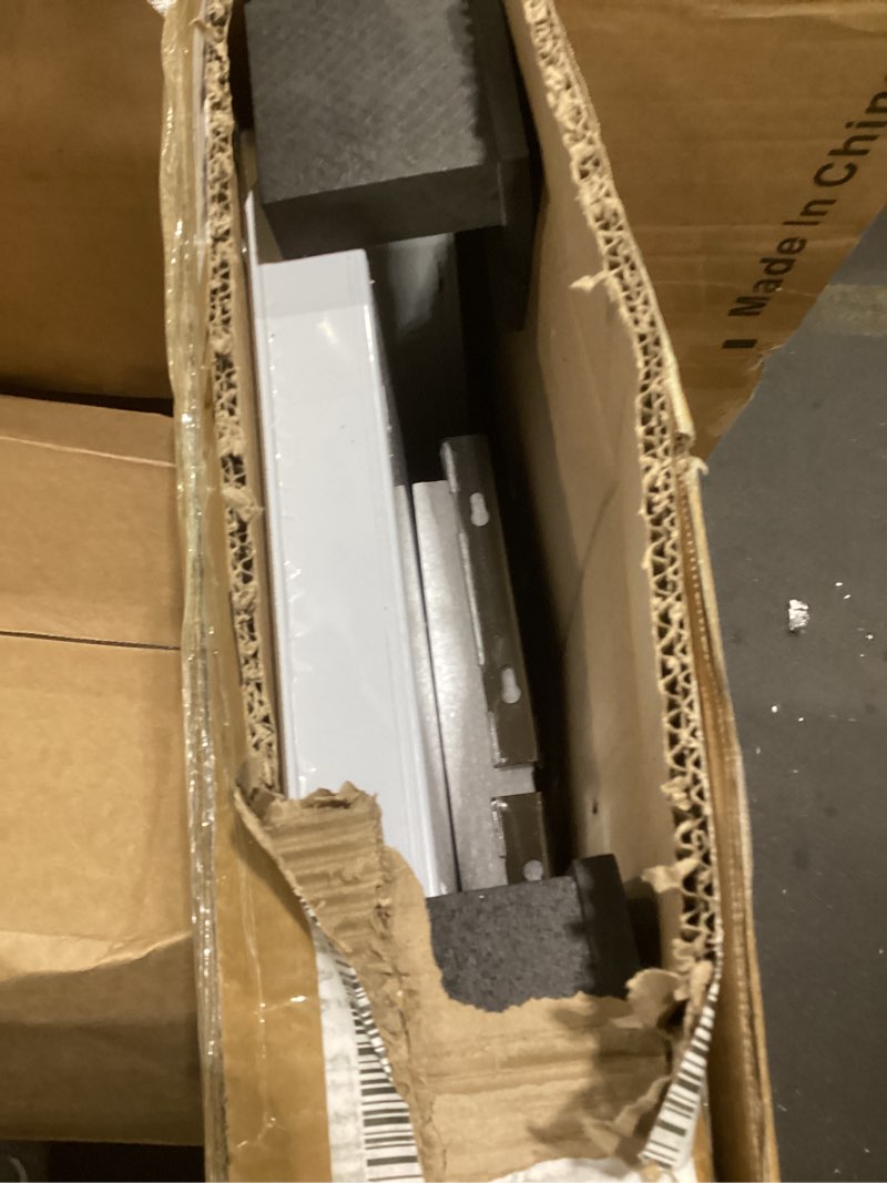 Condition photo showing Good Condition for treshin stainless steel shelf with 6 hooks 14 x 48 inches, commercial wall mount floating shelving storage pot rack for restaurant, kitchen, home, bar and hotel 14" x 48"