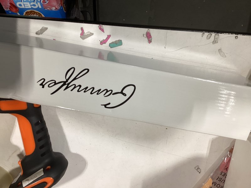 Condition photo showing New/Like New for 17" x 38" 2026 Wall Calendar, Wet & Dry Erase Wall Calendar 12 Month, Yearly Laminated Wall Calendars, Reversible Annual Planner, Horizontal/Vertical, Suitable for Home, School, and Office Use (No Creases) Blue