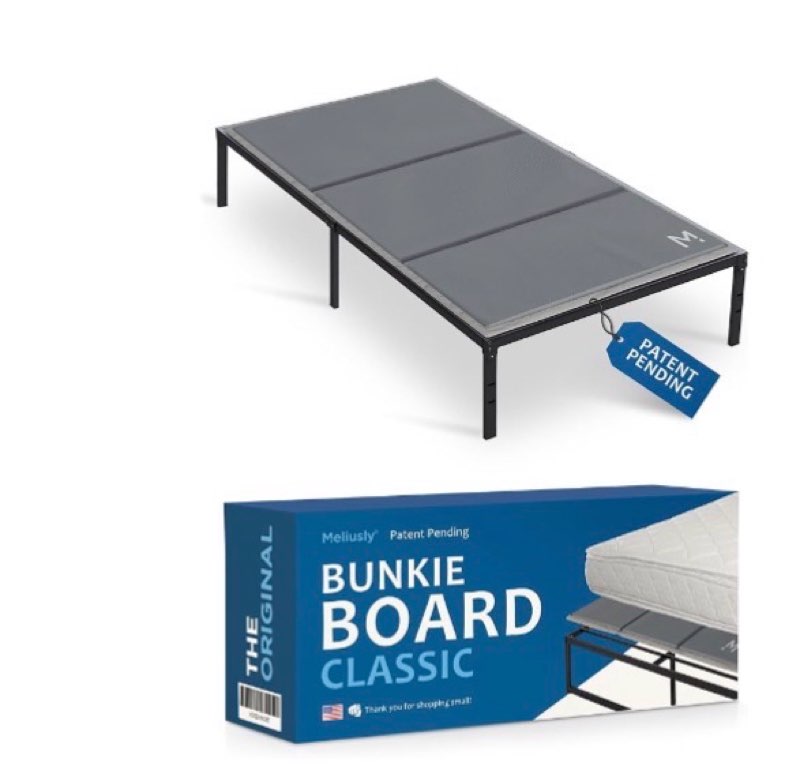 RLDVAY Bunkie Board Twin, Non-Slat Spacing Design, Low Profile Bed Board - Support Under Mattress, L