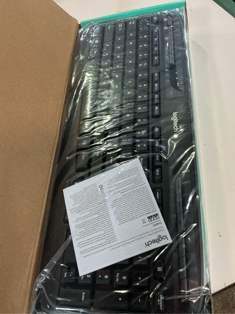 Condition photo showing Good Condition for logitech mk335 quiet wireless keyboard and mouse combo - black/silver keyboard and mouse combo wireless, ambidextrous
