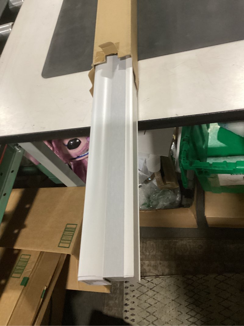 Condition photo showing Good Condition for chrisdowa cordless zebra blinds for windows, dual layer free-stop light filtering window roller shades, pull down privacy zebra shades for home, office, bedroom, door (36" w x 72" h, white) 36"w x 72"h white