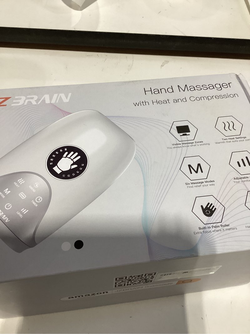 Condition photo showing New/Like New for Hand Massager with Heat and Compression : Heated Full Hand Massager for Wrist Palm Fingers and Comfort Relief & Daily Relaxation – 4 Modes 6 Intensities