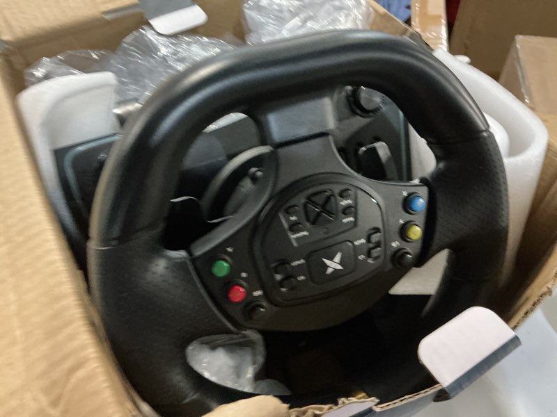 Condition photo showing Good Condition for NBCP Racing Wheel with 6-Speed Shifter & Pedals –1080° Gaming Steering Wheel for PS4, Xbox & PC, Vibration Feedback, Clamp Mount, Plug & Play 1080° For Xbox /PC/PS4/PS3/Switch