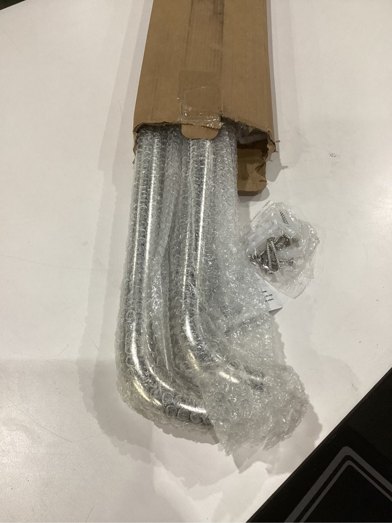 Condition photo showing Good Condition for 2 Pack 32 Inch Shower Grab Bar, ZUEXT SUS304 Stainless Steel Chrome Bathroom Grab Bar Handle, Shower Balance Bar, Safety Hand Rail Support, Handicap Elderly Senior Assist Bath Handle(1.25" Diameter) chrome finished 32 inch