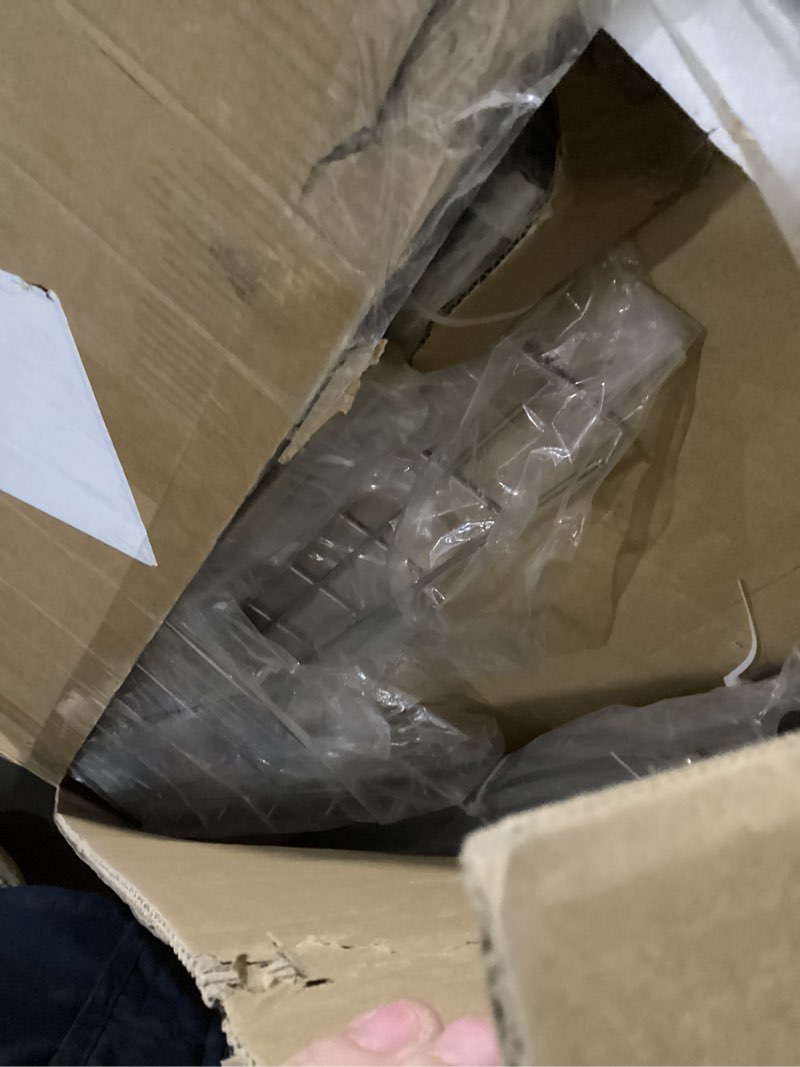 Condition photo showing New/Like New for Heavy Duty Clothing Rack, Metal Clothes Rack Load 450 LBS, Rolling Coat Racks for Hanging Clothes with Lockable Wheels, Wardrobe Closet Garment Racks for Bedroom, Silver Silver Single Rod