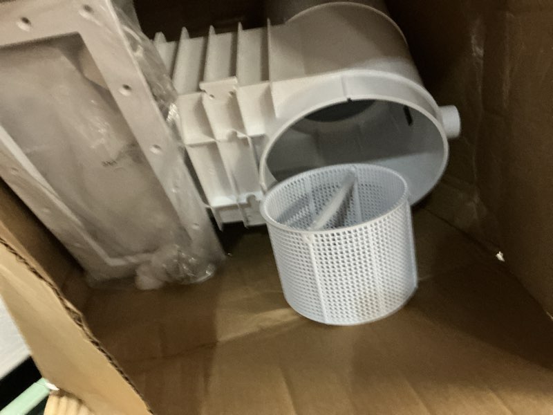 Condition photo showing As Is for hayward sp10841om auto-skim in-ground pool skimmer, square