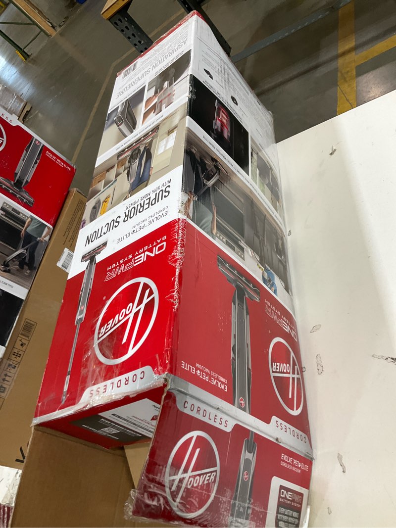 Condition photo showing As Is for hoover onepwr evolve pet elite cordless vacuum cleaner, lightweight stick vac, small upright vacuum cleaner, ideal for pet hair, xl dirt cup capacity, cordless vacuum cleaners for home use
