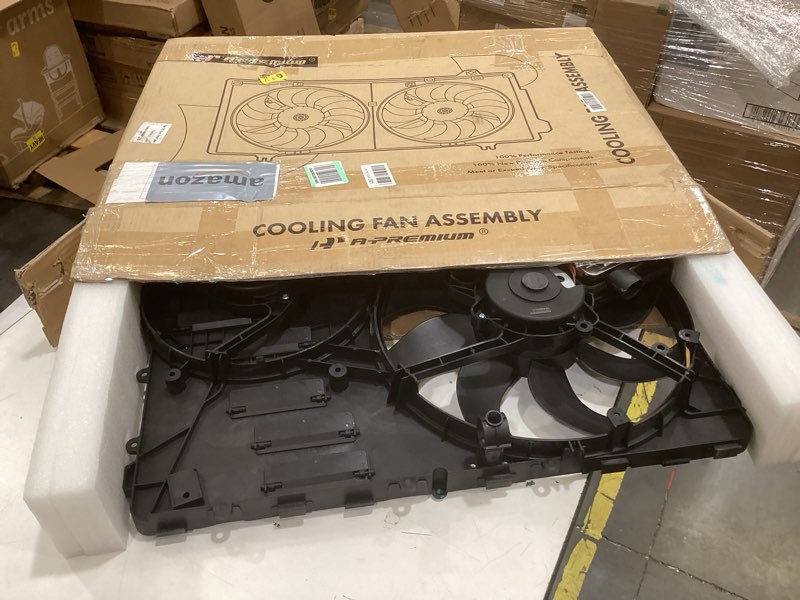 Condition photo showing As Is for a-premium engine radiator cooling fan assembly compatible with select land rover models - discovery sport 2015-2023 - replace# lr044833